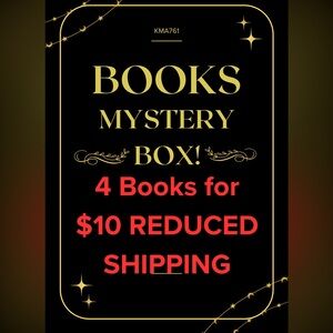 BOOK Mystery Box 4 for $10 w/ Reduced Ship ATTENTION READERS Read Full Details